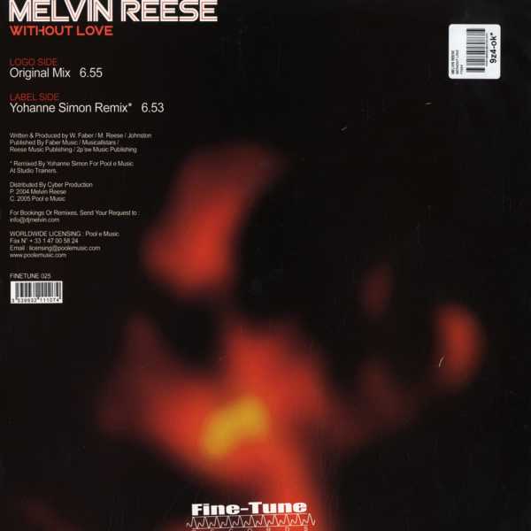Melvin Reese - Without Love