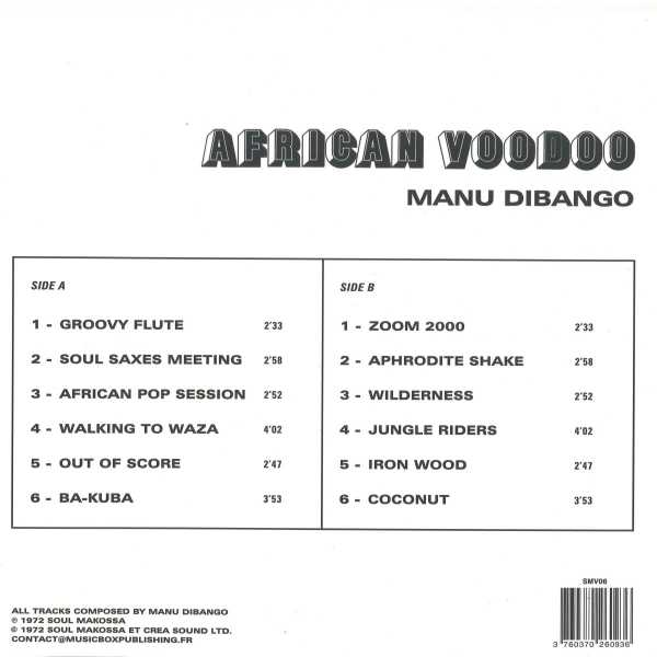 Manu Dibango – African Voodoo