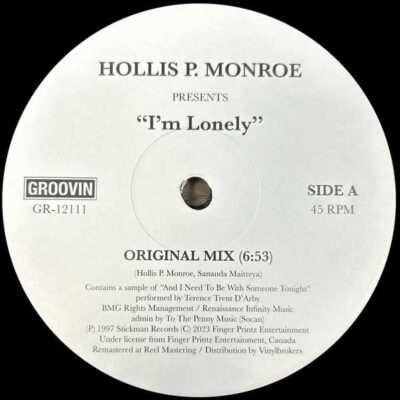 Hollis P. Monroe – I'm Lonely