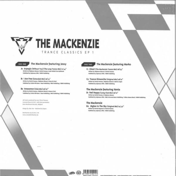 The Mackenzie - Trance Classics EP 1 (Repress)