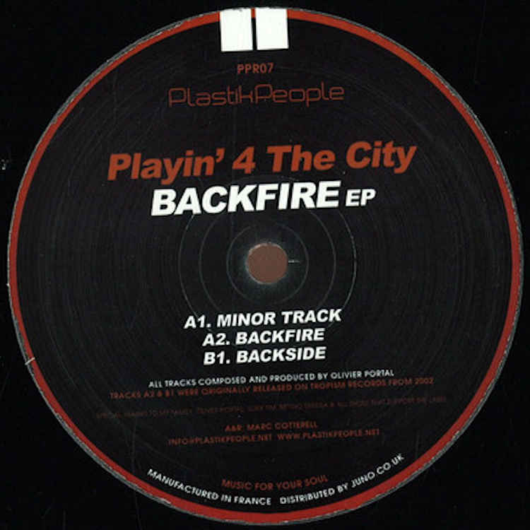 Playin' 4 The City - Backfire EP