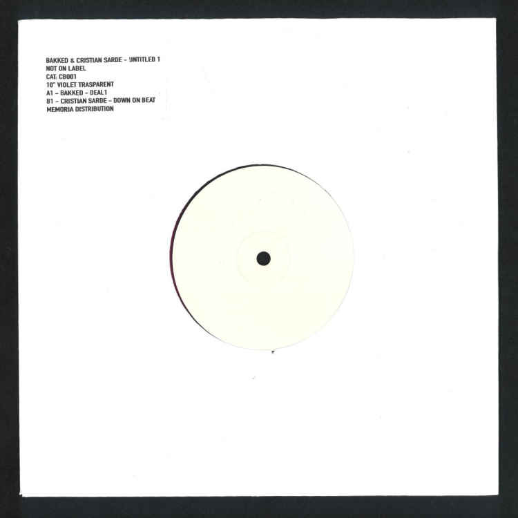 Cristian Sarde & Bakked - Untitled 1
