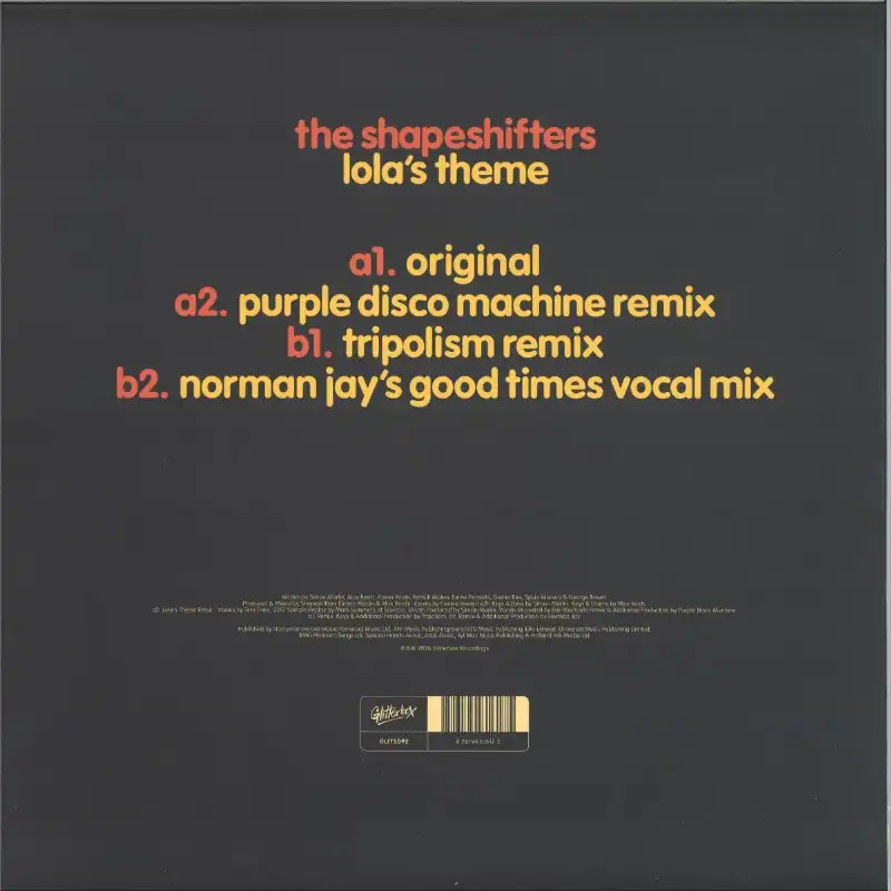 The Shapeshifters - Lola's Theme