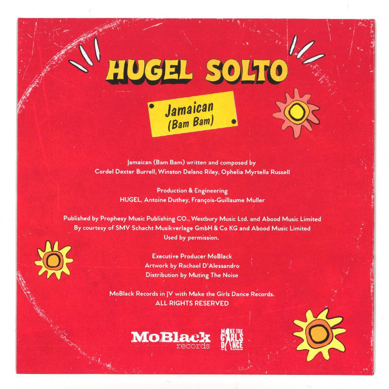 Hugel, Solto – Jamaican (Bam Bam) 10″