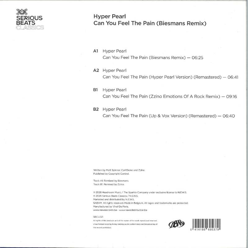 Hyper Pearl – Can You Feel The Pain (Biesmans Remix)