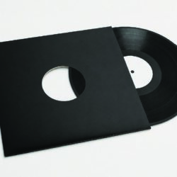 12inch LP Outer Sleeves – Cardboard (Black, 10-pack)