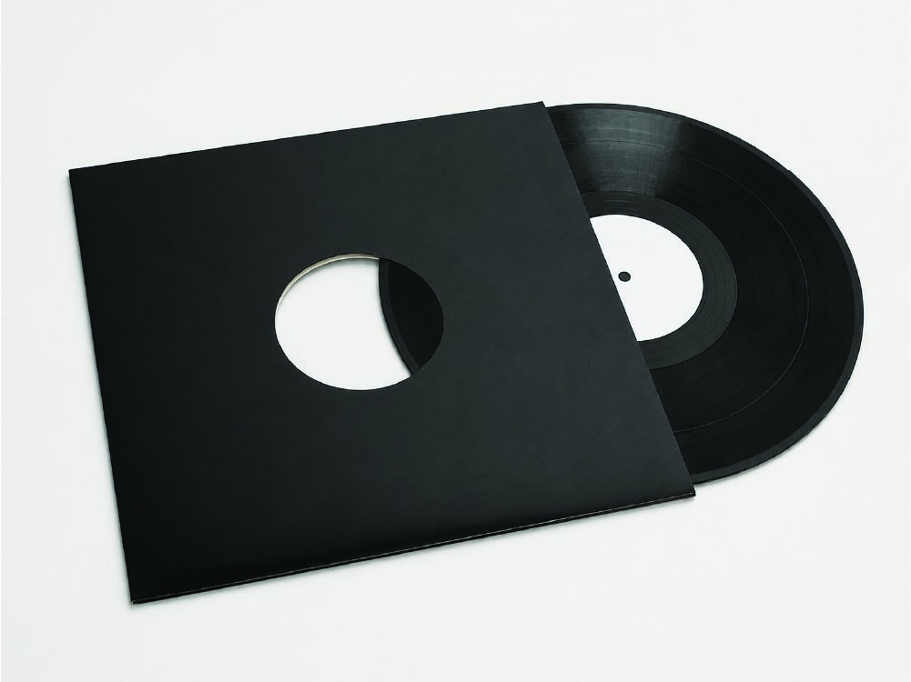12inch LP Outer Sleeves – Cardboard (Black, 10-pack)