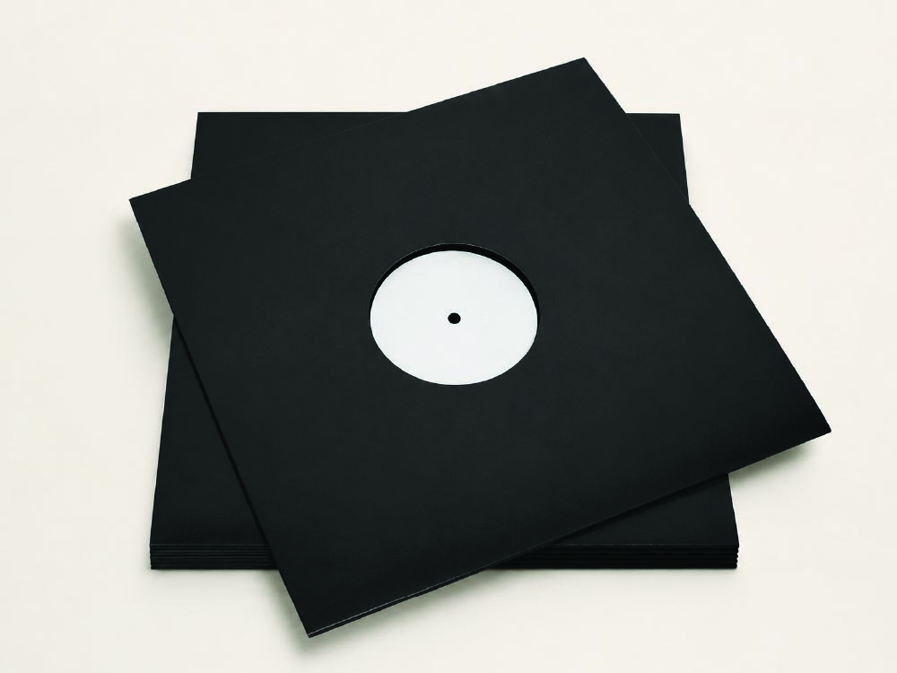 12inch LP Outer Sleeves – Cardboard (Black, 10-pack)