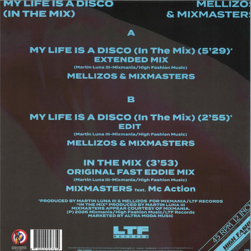 Mellizos & Mixmasters - My Life Is A Disco (In The Mix)