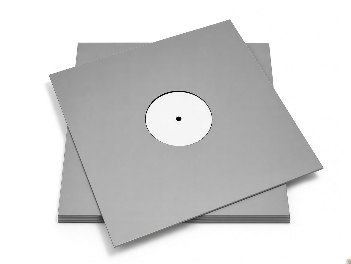 12inch LP Outer Sleeves – Cardboard (Grey, 10-pack)