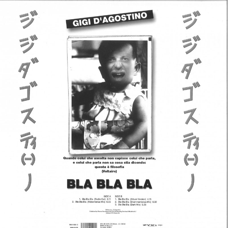 Gigi D'Agostino - Bla Bla Bla
